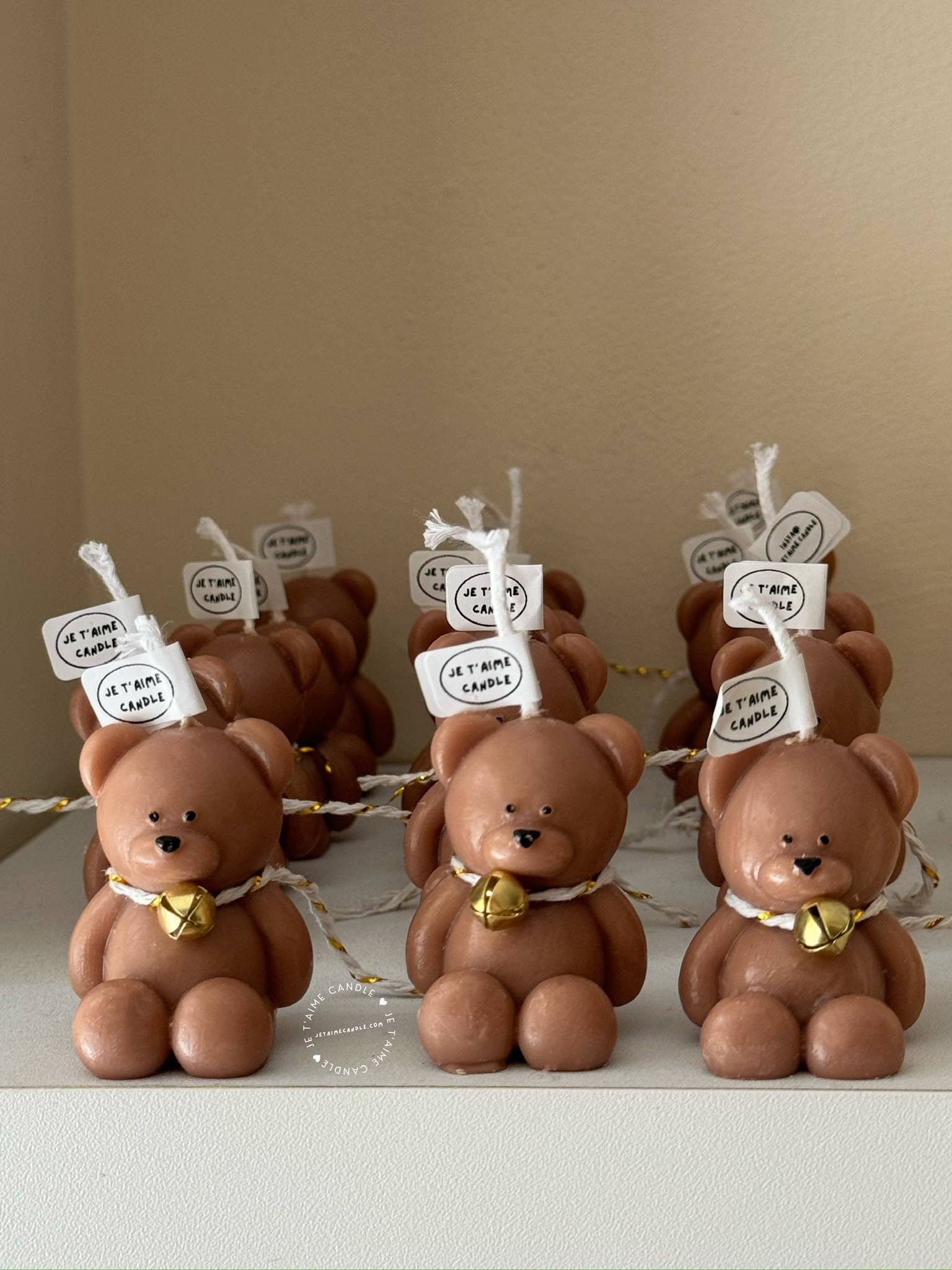 Personalized Mini Bear Candle Bell Charm Favors for Guest in Bulk Gift - Image 21