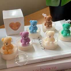 Baby Bear Tealight Candle