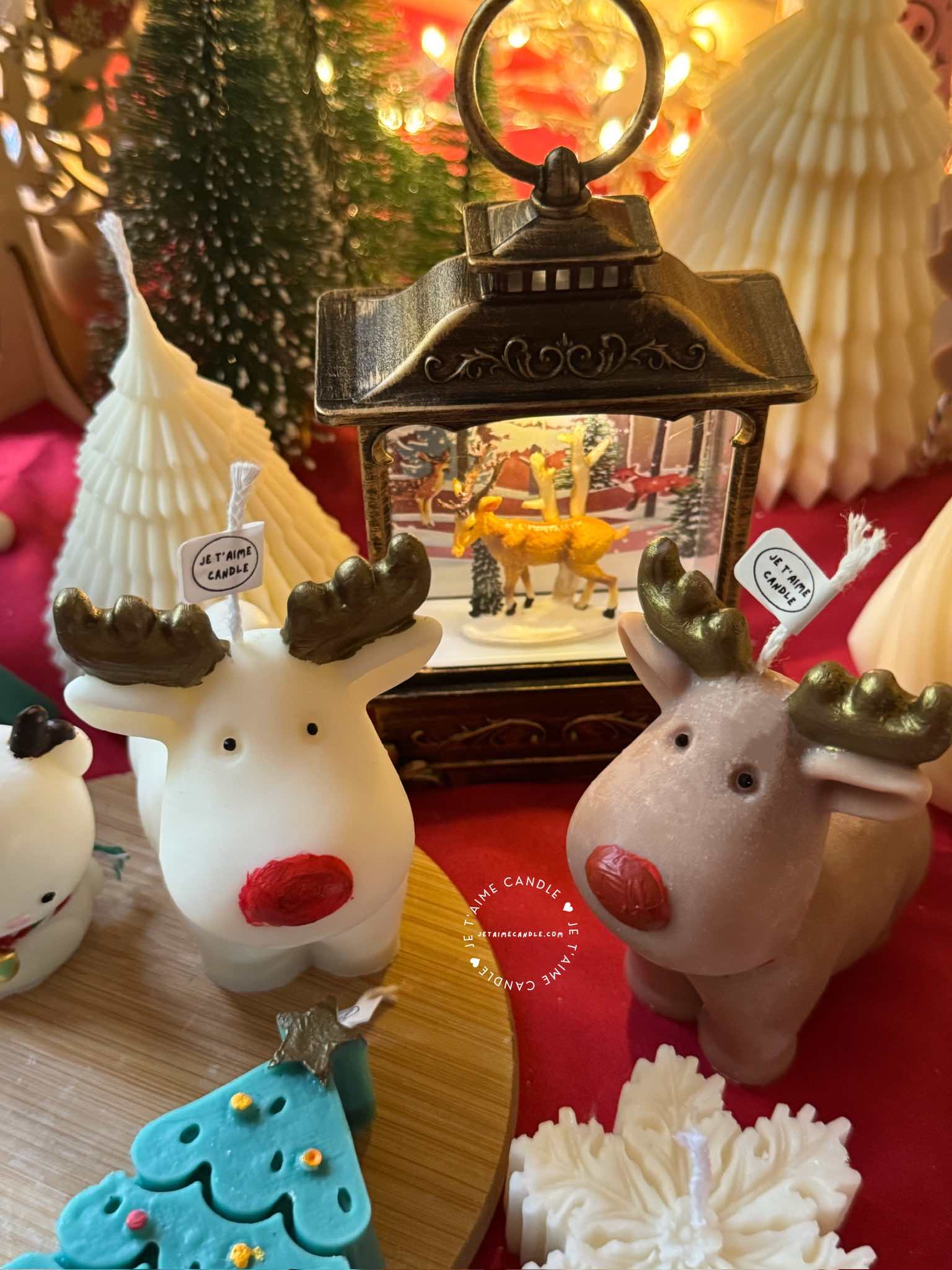 Introducing our adorable Cute Elk Shaped Candle, a perfect touch of charm for your holiday decor that’s bound to bring joy and smiles to your Christmas festivities. This whimsical Christmas Reindeer Candle is more than just a decoration; it’s a delightful and unique gift that spreads holiday cheer. Crafted with care to resemble a lovable reindeer, its detailed design embodies the spirit of the season, making it a heartwarming addition to any festive setting.