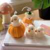 Adorable Halloween-themed ghost and pumpkin candles set, featuring cute ghost and pumpkin shapes as tealights, perfect for cozy autumn and spooky decor
