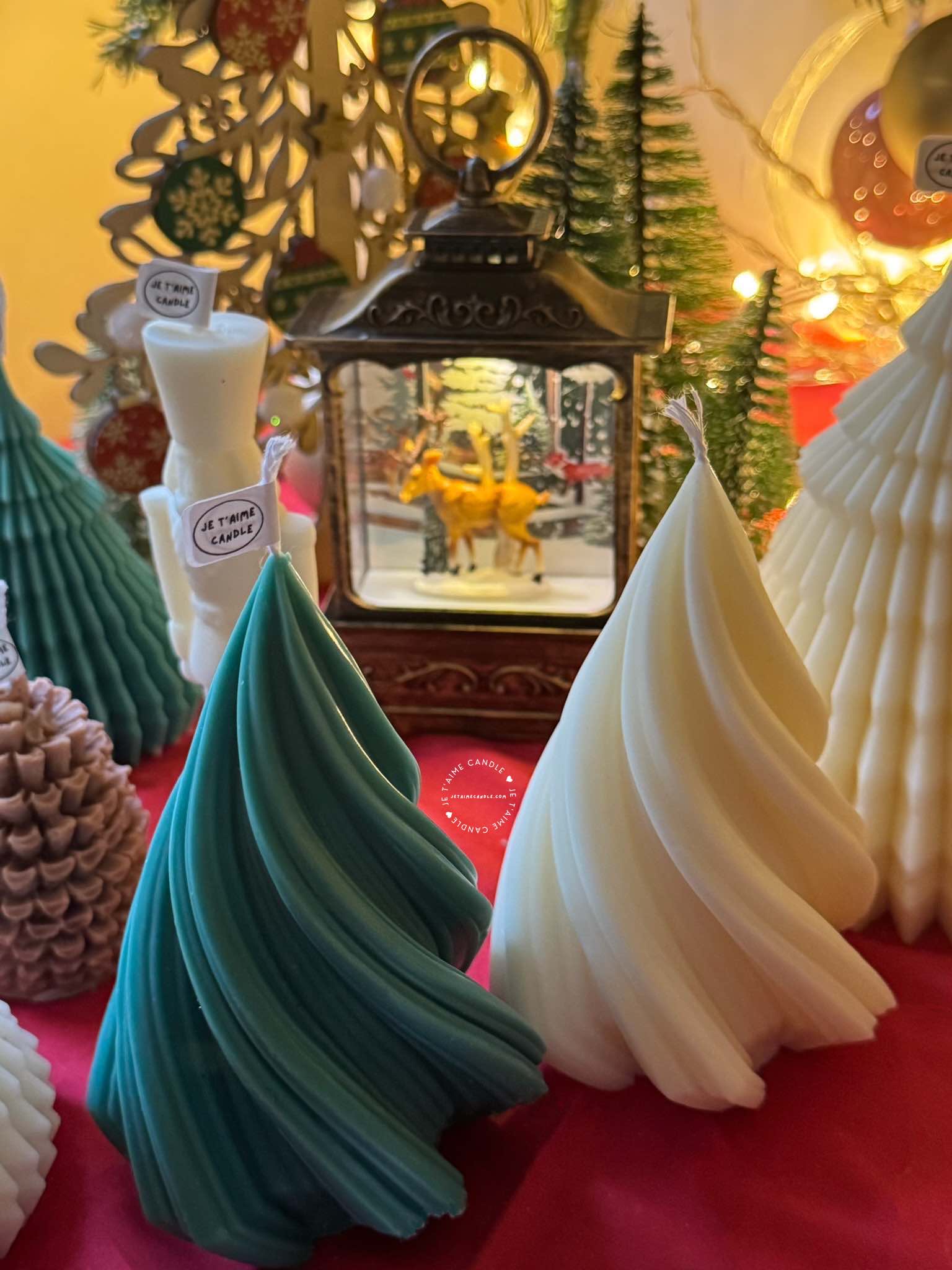 Presenting our Spiral Christmas Tree Candle, a beautiful embodiment of holiday elegance and creativity. This stunning candle features a unique spiral design that captures the whimsical essence of Christmas, making it a captivating addition to your festive decor. Perfect for bringing a touch of charm and warmth to any holiday setting.