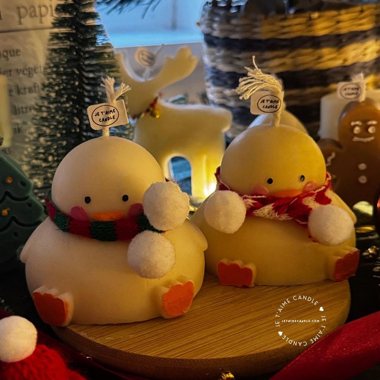 Chubby Duck Candle Christmas Gift Box