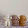 A cheerful group of four colorful smoking teddy bears, perfect for adding a touch of fun to any celebration or gift.