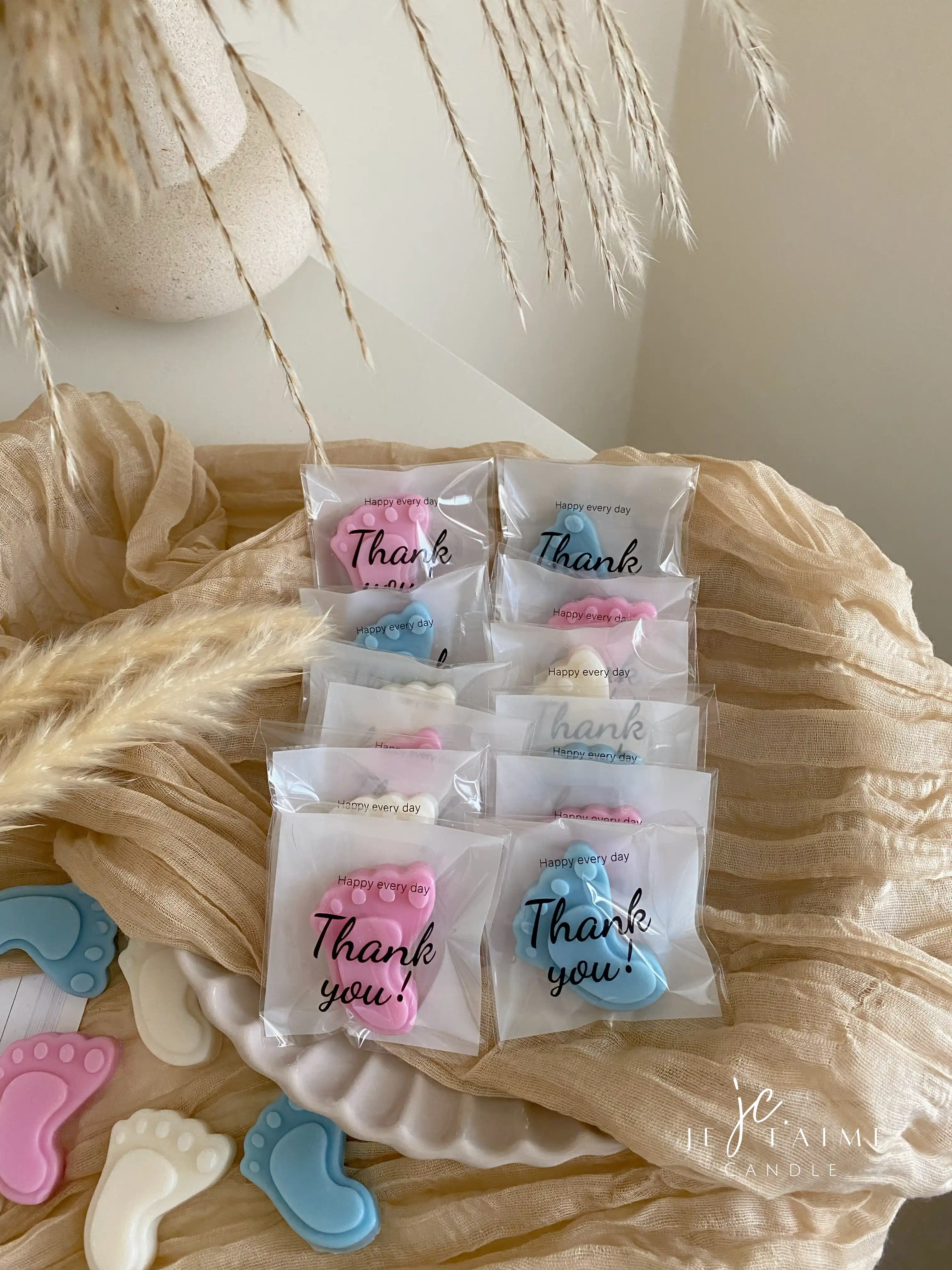 Baby Feet Wax Melt with Thank You Bag - Image 10
