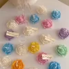 Explore these beautiful rose-shaped candles in vibrant colors like pink, blue, purple, yellow, green, and white. Perfect for weddings, baby showers, or special events, these handmade candles add a touch of elegance to any occasion